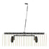 Tow Behind Dethatcher, 1.5m Tow Dethatcher with 24 Steel Tines, Lawn Dethatcher Rake for ATV or Mower, Tow Behind Lawn Rake with Lift Handle for Leaves, Pine Needles, and Grass