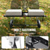 Tow Behind Dethatcher, 1015mm Tow Dethatcher with 20 Spring Steel Tines, Lawn Dethatcher Rake for ATV or Mower, Tow Behind Lawn Rake with Lift Handle for Garden Farm Grass