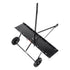 Tow Behind Dethatcher, 1015mm Tow Dethatcher with 20 Spring Steel Tines, Lawn Dethatcher Rake for ATV or Mower, Tow Behind Lawn Rake with Lift Handle for Garden Farm Grass