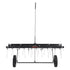 Tow Behind Dethatcher, 1015mm Tow Dethatcher with 20 Spring Steel Tines, Lawn Dethatcher Rake for ATV or Mower, Tow Behind Lawn Rake with Lift Handle for Garden Farm Grass