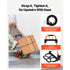 54kg Stair Climbing Cart Folding Trolley Dolly with 6 Wheels & Handle