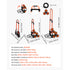 54kg Stair Climbing Cart Folding Trolley Dolly with 6 Wheels & Handle