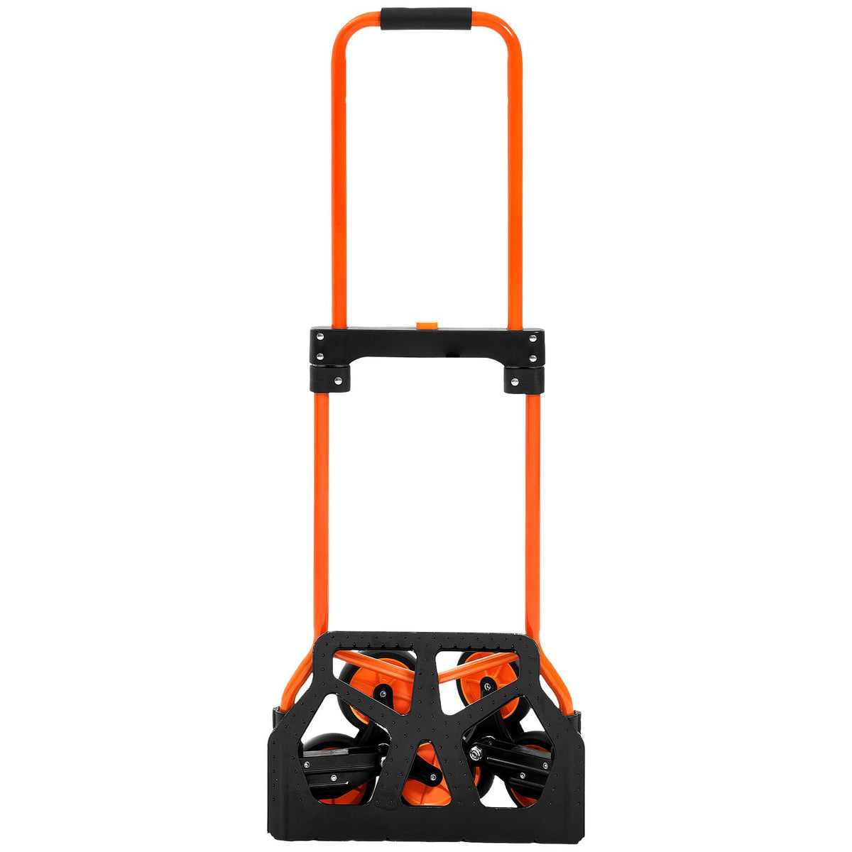 54kg Stair Climbing Cart Folding Trolley Dolly with 6 Wheels & Handle