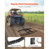 74" Tow Behind Drag Harrow Q235 Steel Tractor Driveway Grader Rake
