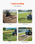 Drag Harrow, 74" Width Tow Behind Drag Harrow, Q235 Steel Driveway Grader with Adjustable Bars & Pin Hitch, Support up to 50 lbs, Tractor Driveway Harrow for ATVs, UTVs, Garden Lawn Tractors