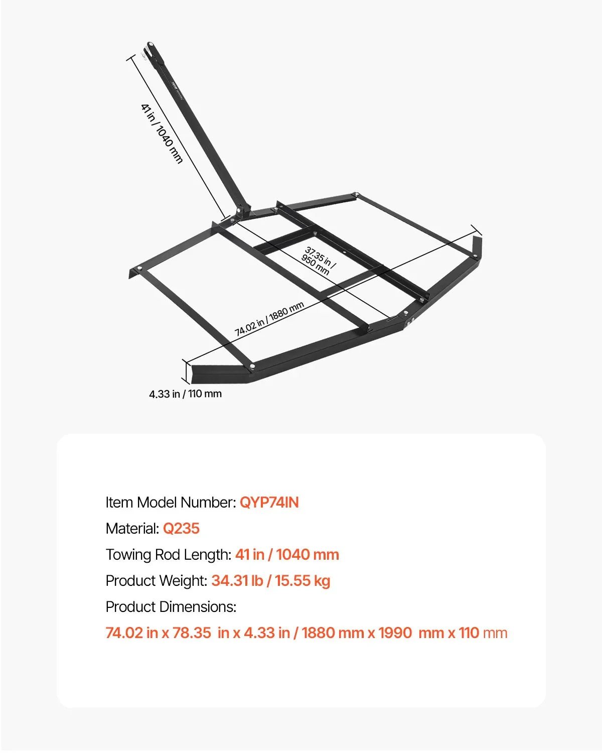 Drag Harrow, 74