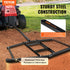 Driveway Drag, 76.57" Width Tow Behind Drag Harrow, Q235 Steel Driveway Grader with Adjustable Bars, Support up to 50 lbs, Driveway Tractor Harrow for ATVs, UTVs, Garden Lawn Tractors