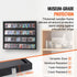 36 Card Display Case with UV Protection Lockable Sports Card Frame