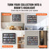36 Card Display Case with UV Protection Lockable Sports Card Frame