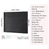 36 Card Display Case with UV Protection Lockable Sports Card Frame