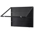 36 Graded Sports Card Display Case, 775 x 617 x 55 mm, Baseball Card Display Frame with 98% UV Protection Clear View PC Glass, Lockable Wall Cabinet for Football Basketball Hockey Trading Card