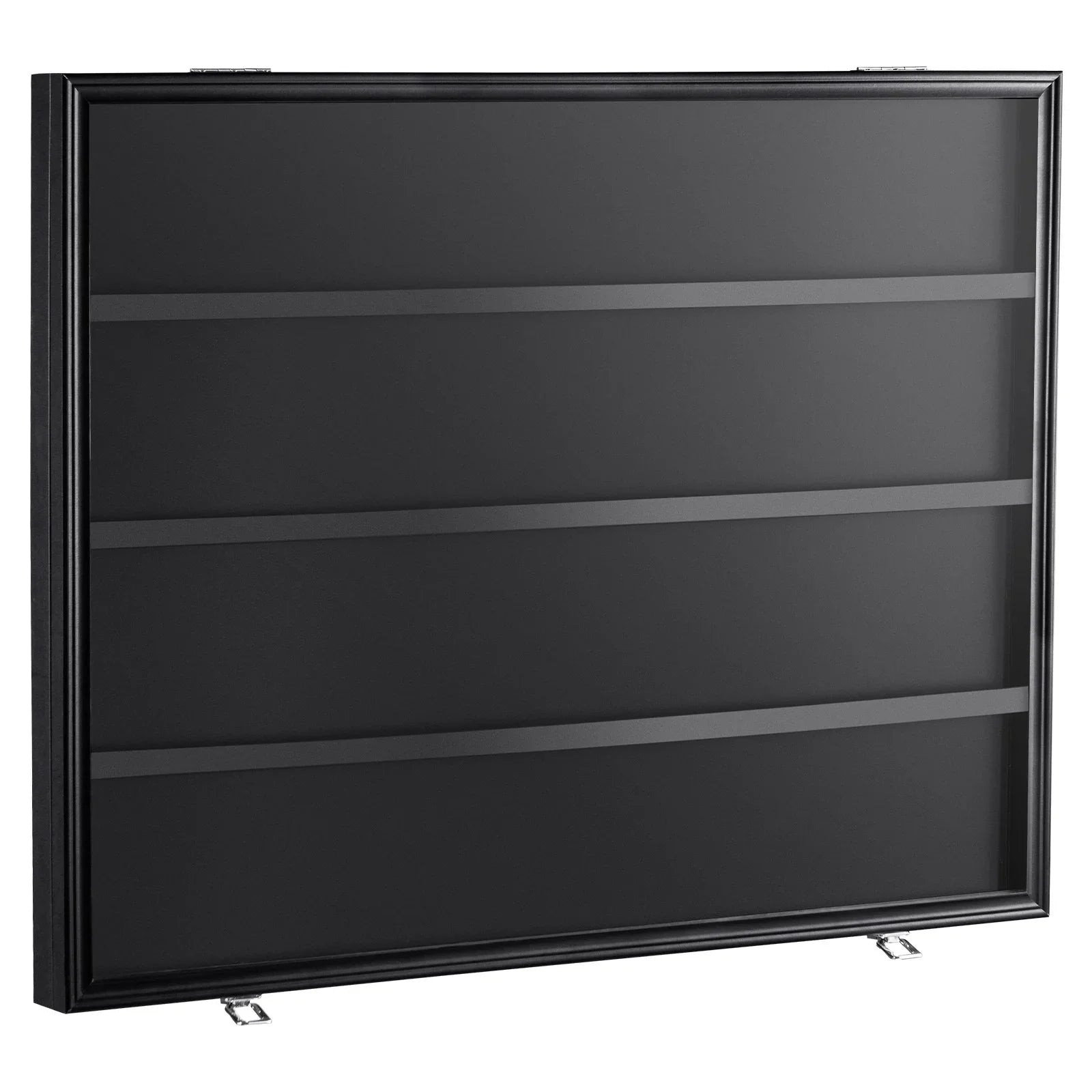 36 Graded Sports Card Display Case, 775 x 617 x 55 mm, Baseball Card Display Frame with 98% UV Protection Clear View PC Glass, Lockable Wall Cabinet for Football Basketball Hockey Trading Card