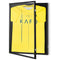 VEVOR Jersey Display Frame Case, 590 x 790 x 40 mm, Large Lockable Sport Jersey Shadow Box with 98% UV Protection PC Glass and Hangers, for Baseball Basketball Football Hockey Shirt and Uniform