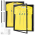 2PC Jersey Display Frame Case 23x31 Inch Lockable Sports Shadow Box Black