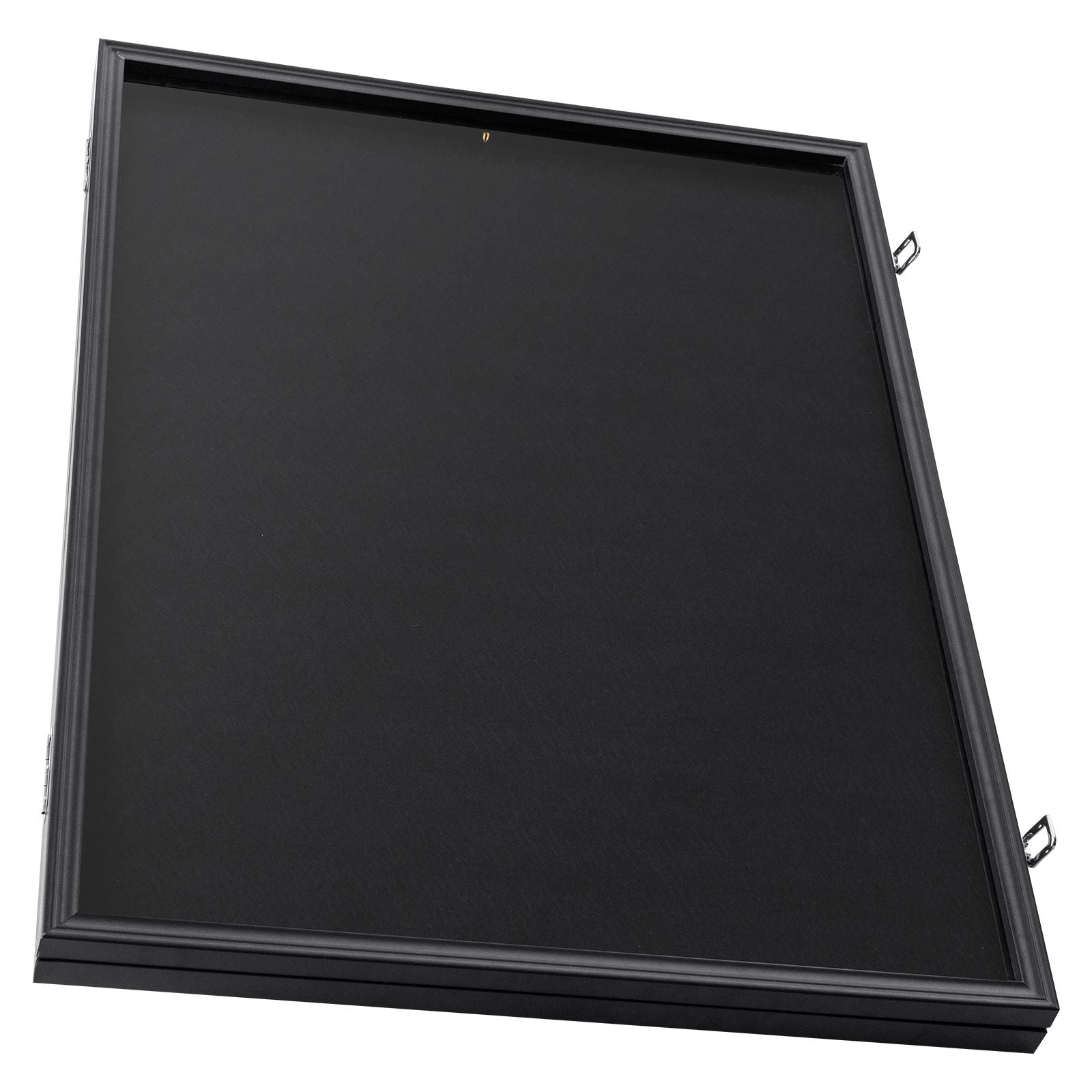 2PC Jersey Display Frame Case 23x31 Inch Lockable Sports Shadow Box Black