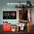 Fully Automatic Cup Sealing Machine, 500-650 Cups/H, Cup Sealer Machine for 190 mm Tall & 90/95 mm Cup, Electric Boba Tea Sealer with Digital Control LCD Panel for Bubble Milk Tea Coffee, Gold
