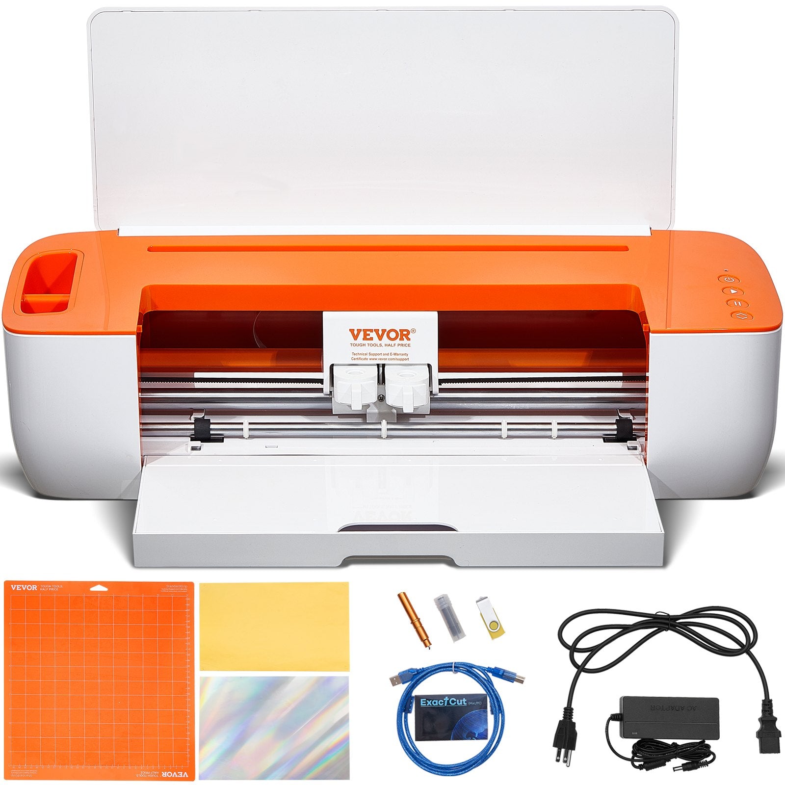 Vinyl Cutter Machine, Bluetooth Connectivity DIY Cutting Machine, Compatible with iOS, Android, Windows and Mac, Massive Designs Included, for Creating Customized Cards, Home Decor