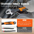 Pliers Set, 8-Piece, High Carbon Steel, 30.5cm/25.4cm/20.3cm Groove Joint Pliers, 20.3cm Linesman's Pliers, 15.2cm Slip Joint Pliers, 20.3cm Long Nose Pliers, 15.2cm Diagonal Cutter, 25.4cm Adjustable Wrench, and Tool Bag