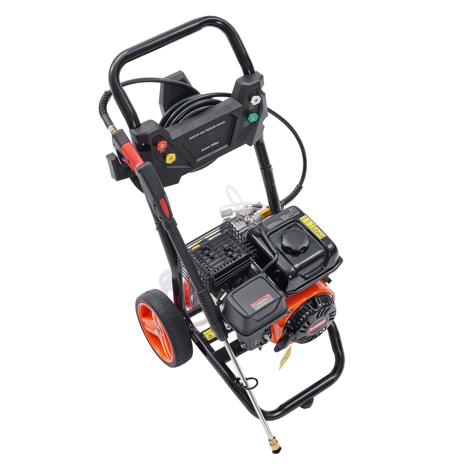 Gas Pressure Washer Gas Powered Washer 3400 PSI 2.6 GPM 210cc 5 Nozzles