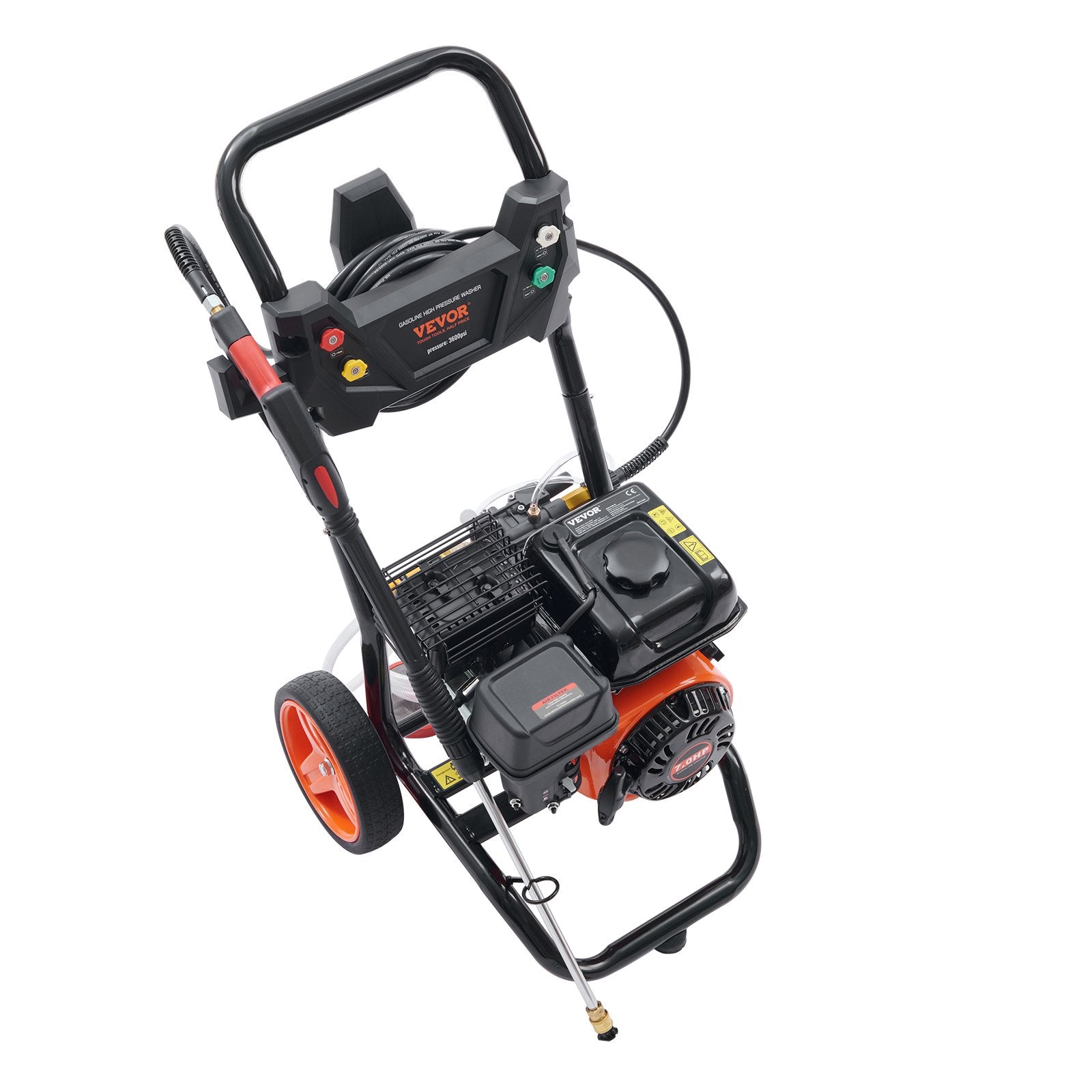 Gas Pressure Washer Gas Powered Washer 3600 PSI 2.6 GPM 210cc 5 Nozzles