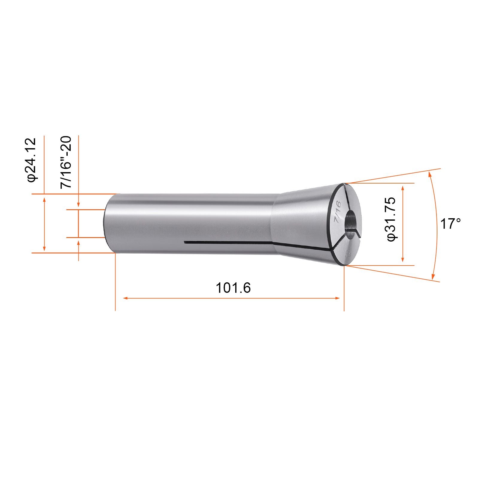 13pcs R8 Collet Chuck Set 1/8