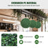 VEVOR Artificial Topiaries Boxwood Trees, (2 Pieces), Ball-Shape Faux Topiaries Plant, All-year Green Feaux Plant Decorative Balls for Backyard, Balcony,Garden, Wedding and Home