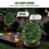 VEVOR Artificial Topiaries Boxwood Trees, (2 Pieces), Ball-Shape Faux Topiaries Plant, All-year Green Feaux Plant Decorative Balls for Backyard, Balcony,Garden, Wedding and Home