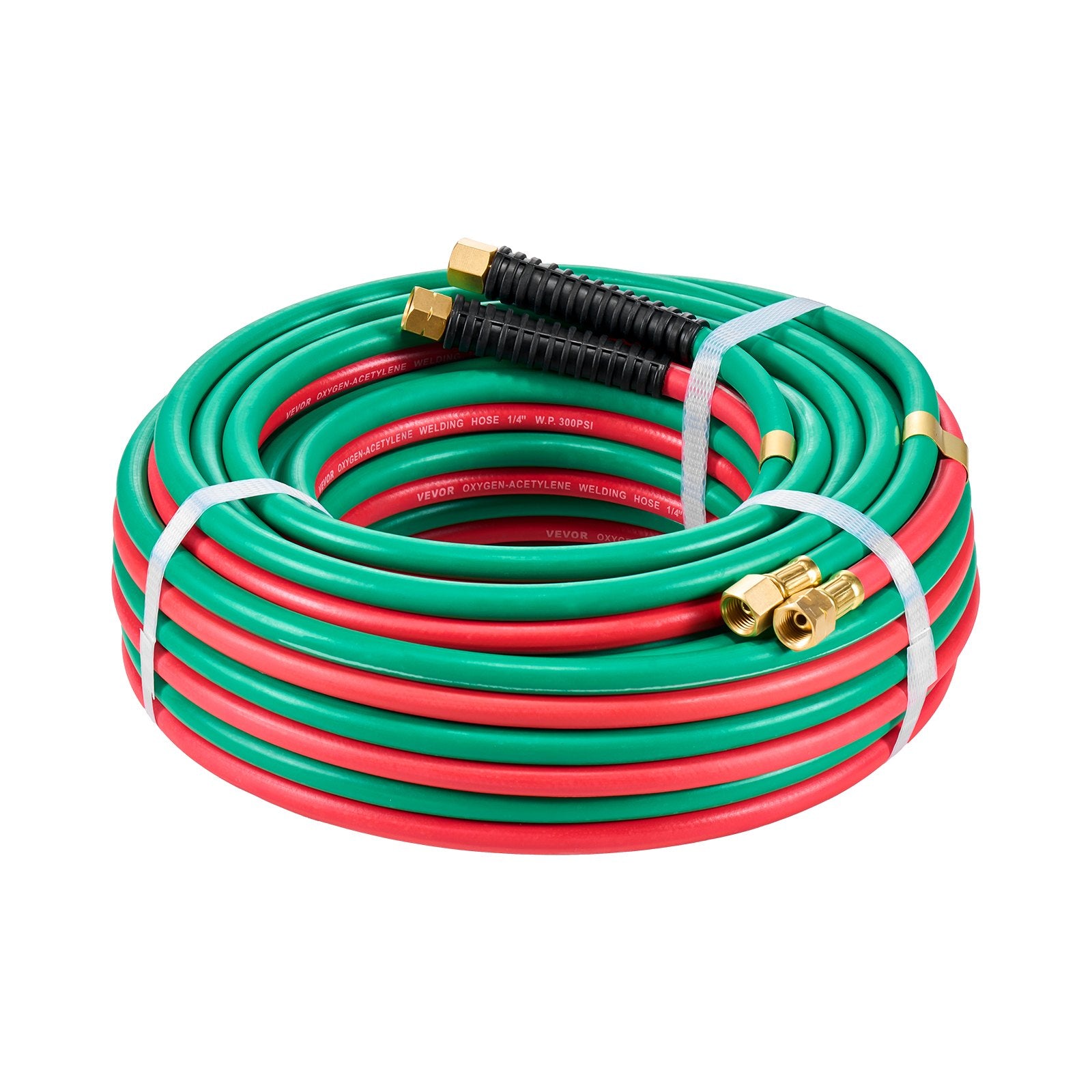 Oxygen Acetylene Hose, 1/4-Inch x 50FT Oxy Acetylene Hose with 9/16