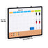 24x18 Monthly Calendar Whiteboard & Cork Board Combo Magnetic Wall Board