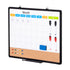24x18 Monthly Calendar Whiteboard & Cork Board Combo Magnetic Wall Board