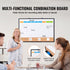 36x24 Monthly Calendar Whiteboard & Cork Board Combo Magnetic Wall Board