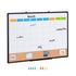 36x24 Monthly Calendar Whiteboard & Cork Board Combo Magnetic Wall Board