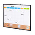 36x24 Monthly Calendar Whiteboard & Cork Board Combo Magnetic Wall Board