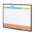 36x24 Monthly Calendar Whiteboard & Cork Board Combo Magnetic Wall Board