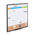 36x24 Monthly Calendar Whiteboard & Cork Board Combo Magnetic Wall Board