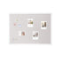 48x36 White Linen Cork Board Wall Bulletin Board Office School