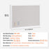 48x36 White Linen Cork Board Wall Bulletin Board Office School