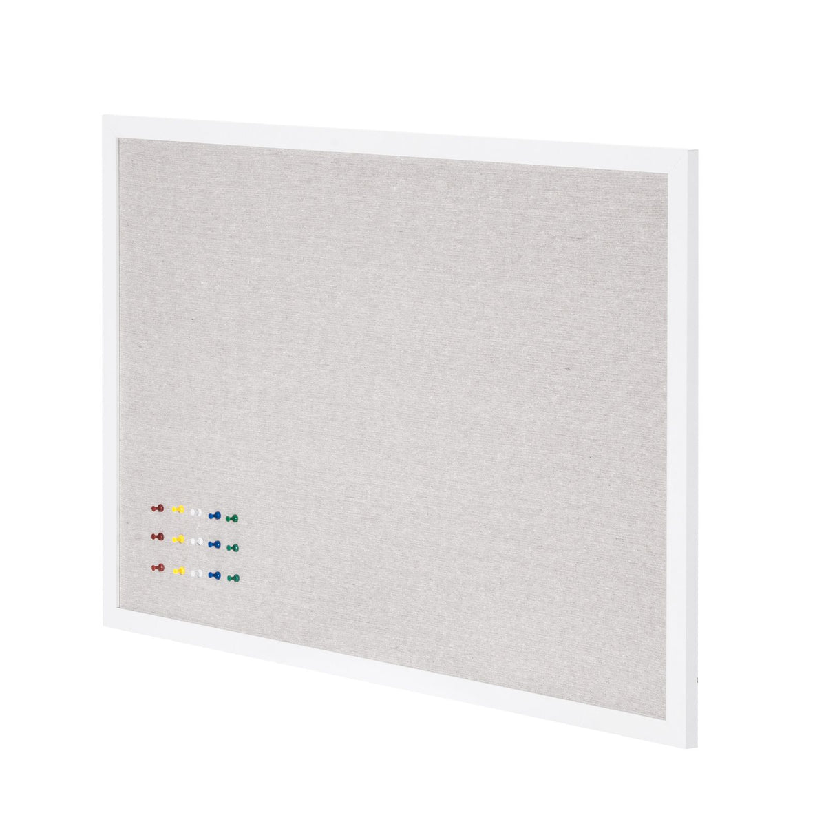 48x36 White Linen Cork Board Wall Bulletin Board Office School