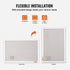 48"x36" White Cork Board with Linen Surface – Stylish Wall-Mounted Bulletin Board for Home, School, Office – Elegant & Functional Noticeboard