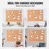 48"x36" Large Cork Board – Wall-Mounted Bulletin Board with Pin Board – Perfect for School, Home, Office