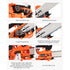 25 cc Gas Chainsaw, 305 mm Gas Powered Chainsaw, 0.75 kW Power Chain Saw with Non-Slip Handle, Gas-Powered Chainsaws with Dual Fuel Tanks, For Wood Cutting, Tree Trimming, and Land Clearing