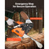 40 cc Gas Chainsaw, 355 mm Gas Powered Chainsaw, 1.3 kW Power Chain Saw with Non-Slip Handle, Gas-Powered Chainsaws with Dual Fuel Tanks, For Wood Cutting, Tree Trimming, and Land Clearing