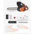 40 cc Gas Chainsaw, 355 mm Gas Powered Chainsaw, 1.3 kW Power Chain Saw with Non-Slip Handle, Gas-Powered Chainsaws with Dual Fuel Tanks, For Wood Cutting, Tree Trimming, and Land Clearing