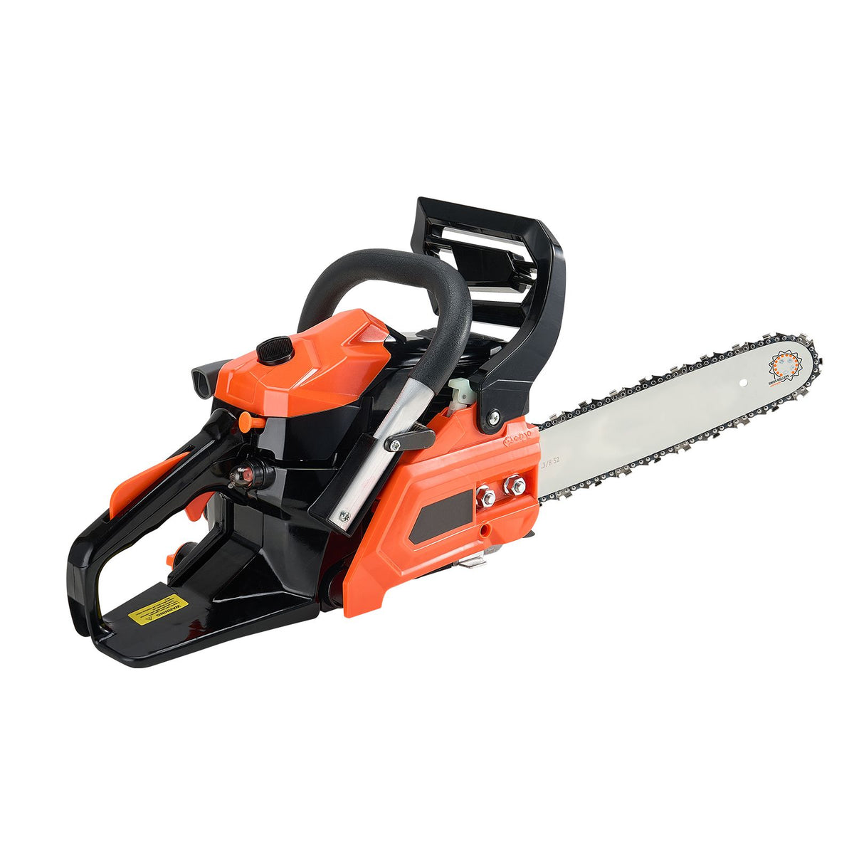 40 cc Gas Chainsaw, 355 mm Gas Powered Chainsaw, 1.3 kW Power Chain Saw with Non-Slip Handle, Gas-Powered Chainsaws with Dual Fuel Tanks, For Wood Cutting, Tree Trimming, and Land Clearing