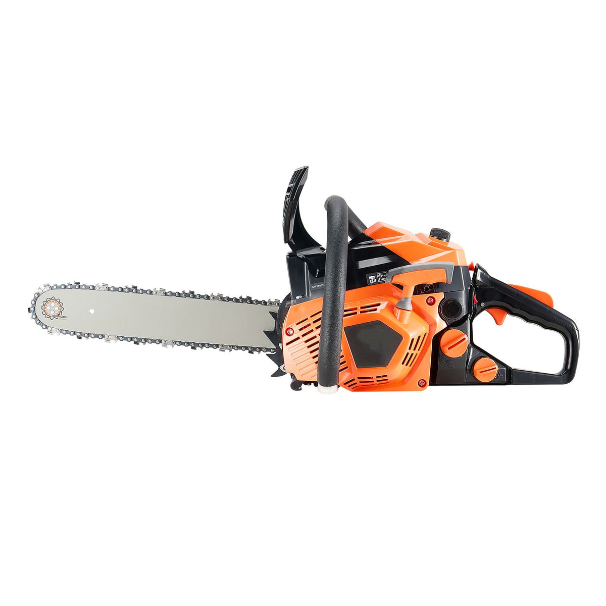 40 cc Gas Chainsaw, 355 mm Gas Powered Chainsaw, 1.3 kW Power Chain Saw with Non-Slip Handle, Gas-Powered Chainsaws with Dual Fuel Tanks, For Wood Cutting, Tree Trimming, and Land Clearing