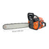 52cc Gas Chainsaw 1.8 kW Gas Powered 455 mm Chainsaw For Wood Cutting