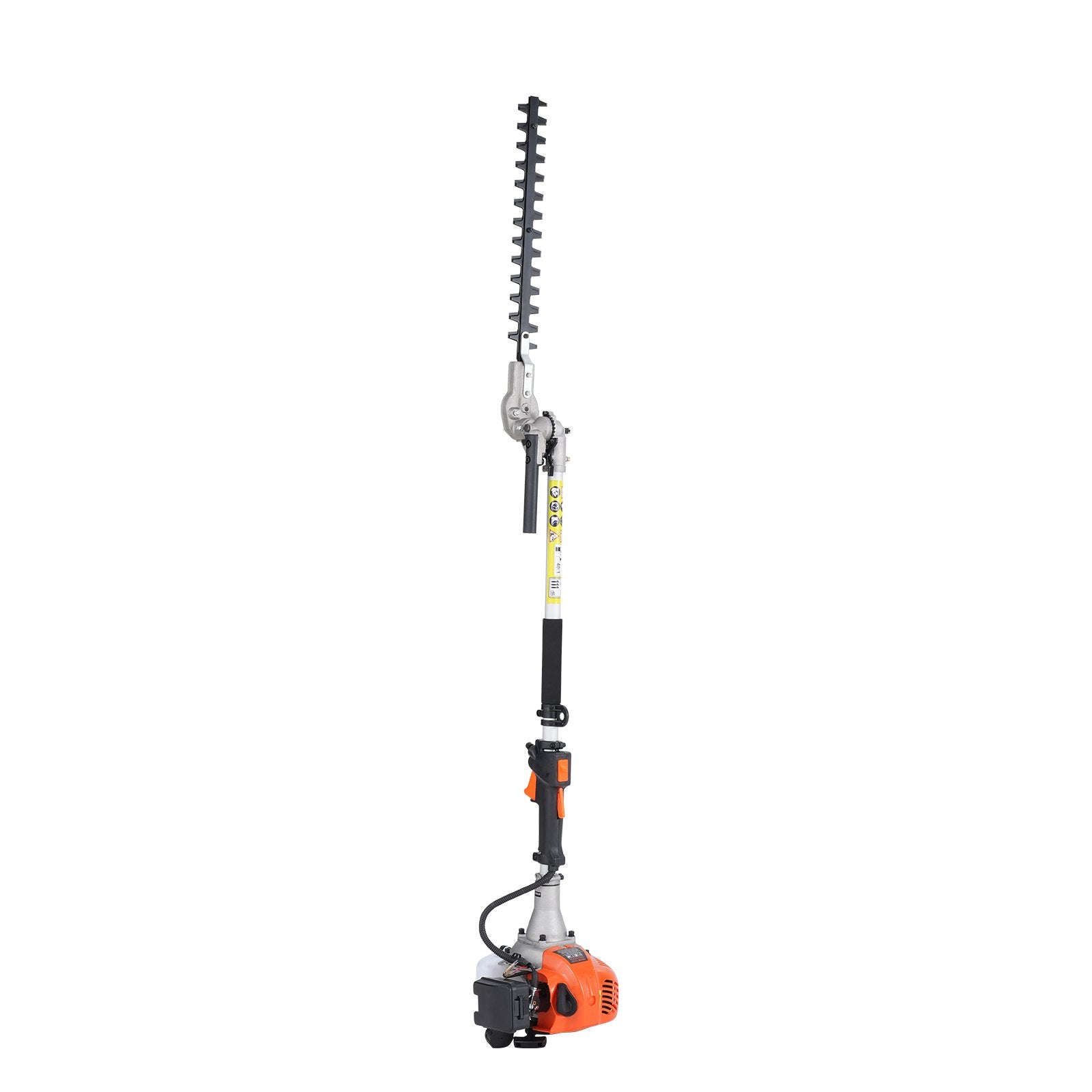 15.7-inch 26CC 2 Cycle Gas Hedge Trimmer, Gas Powered Pole Hedge Trimmer with Dual Sided Dual Action Blade, Adjustable Trimmer Head, Suitable for Trimming Shrubs, Bushes