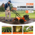 Tiller Cultivator Gas Powered, 212CC 4-Stroke Garden Cultivator, Tiller with 4 Steel Adjustable Rear Tines for Lawn, Garden and Field Soil Cultivation
