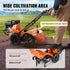 Tiller Cultivator Gas Powered, 212CC 4-Stroke Garden Cultivator, Tiller with 4 Steel Adjustable Rear Tines for Lawn, Garden and Field Soil Cultivation