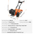 Tiller Cultivator Gas Powered, 212CC 4-Stroke Garden Cultivator, Tiller with 4 Steel Adjustable Rear Tines for Lawn, Garden and Field Soil Cultivation